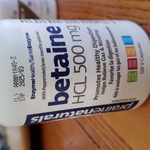 Prairie Natural Betaine HCL 500mg